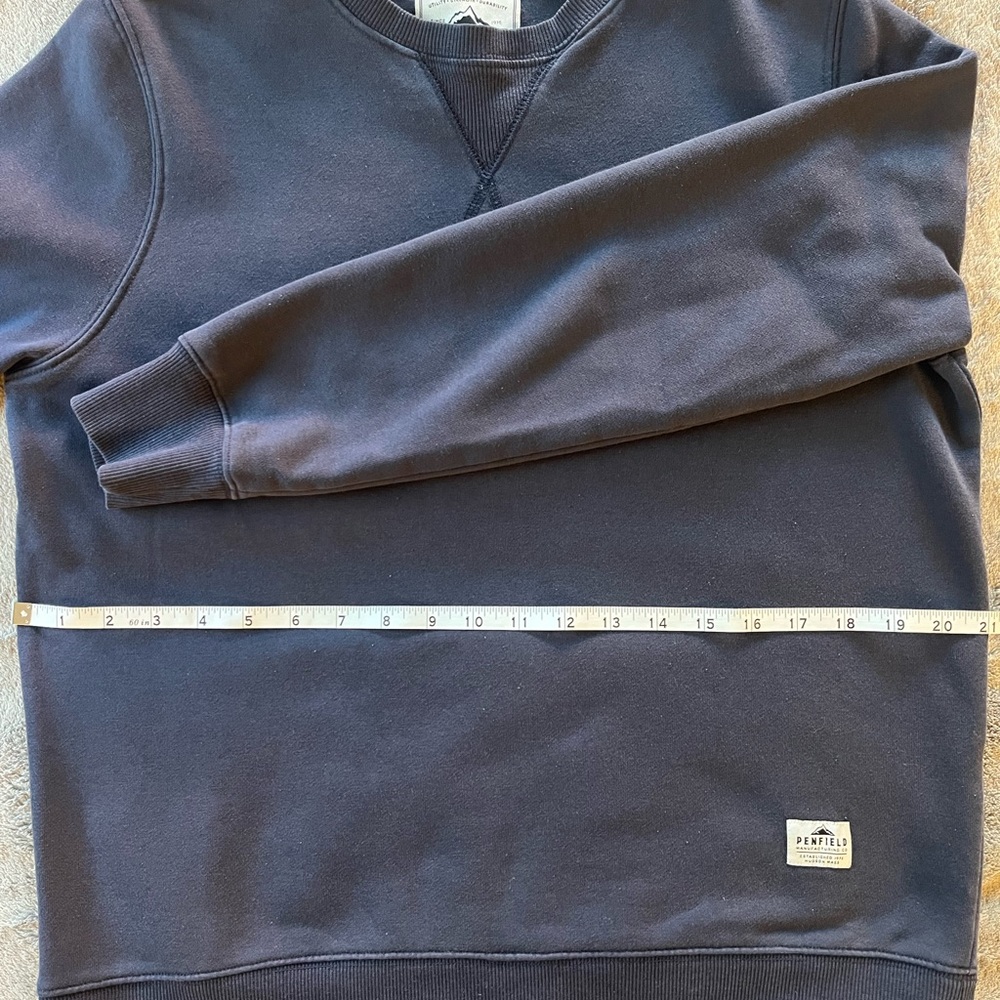 Penfield Women’s Sweatshirt - Navy Blue Size M (fits closer S) - Picture 14 of 15